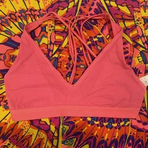 Fabletics Thea Sculptknit Sports Bra in Pink